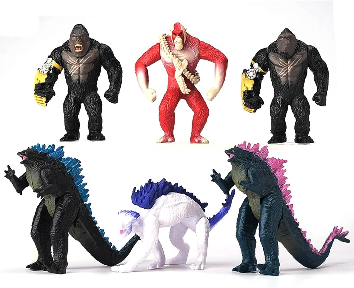 Set Action Figure Pertempuran Monster Epik – Paket 6 (Tinggi 4,7)